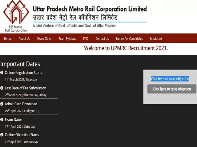 Upmrc Answer Key Out Submit Objection Lmrcl For Lmrc Up