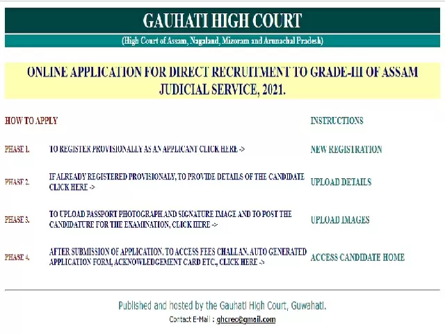 Gauhati High Court Recruitment 2021 Register Yourself For 22 Assam