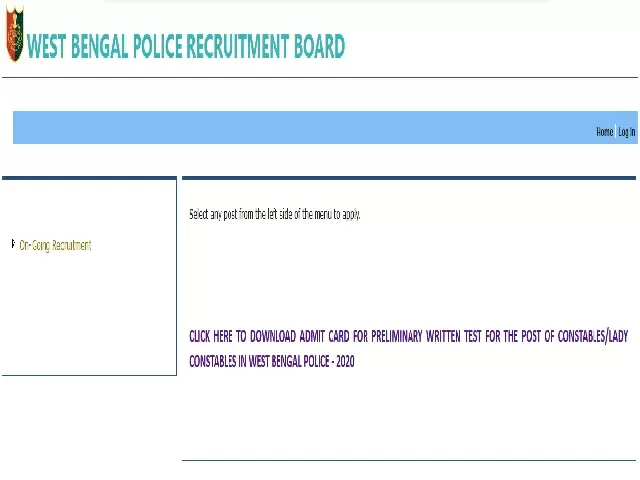 Wb Police Constable Prelims Admit Card Released On Wbpolice Gov In