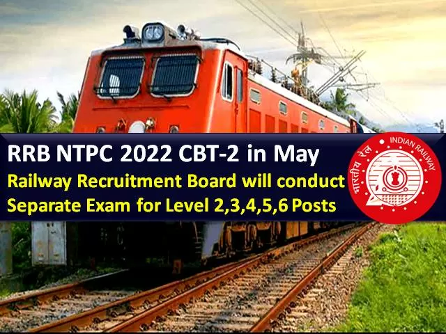 Rrb Ntpc Cbt Exam In May Level Wise Railway Recruitment Board