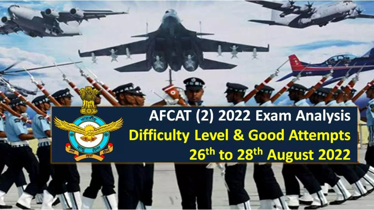 Afcat Exam Analysis Th To Th August All Shifts Paper