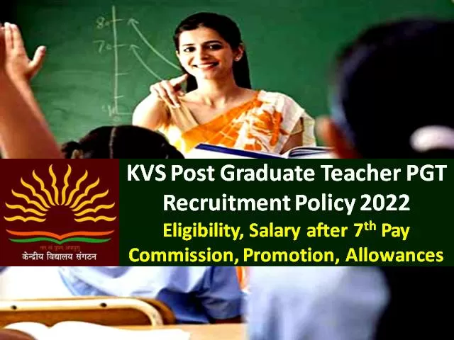 Kvs Pgt Post Graduate Teacher Recruitment Policy Check