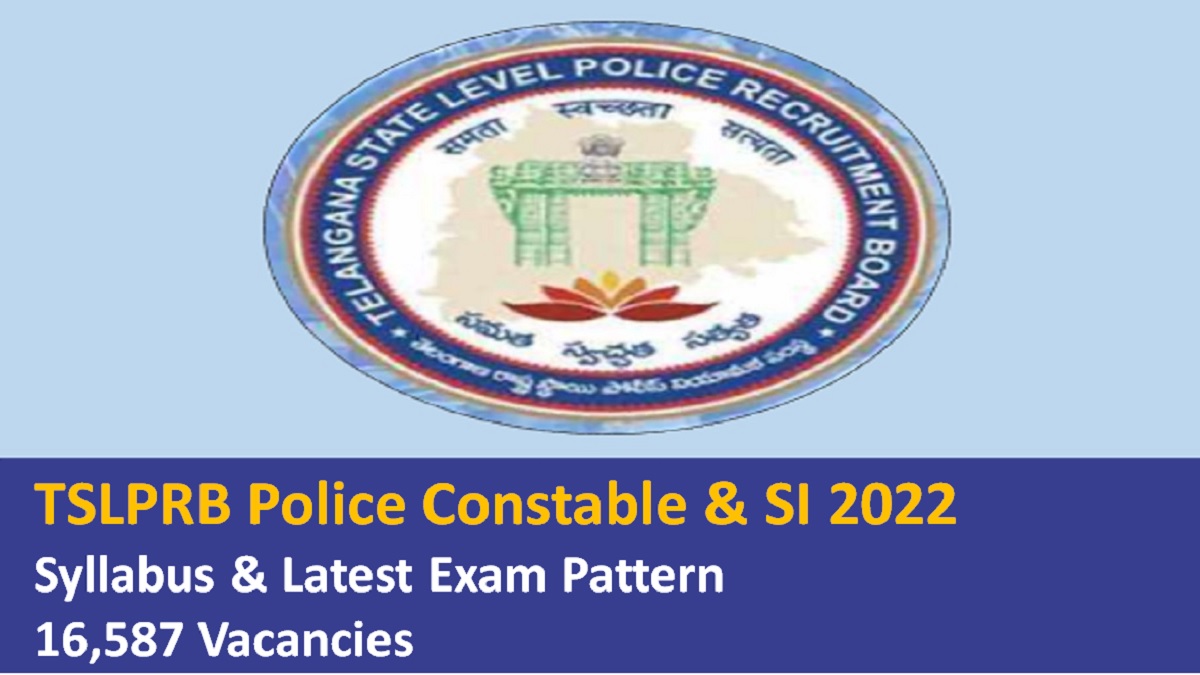 Tslprb Police Constable Si Syllabus Latest Exam Pattern