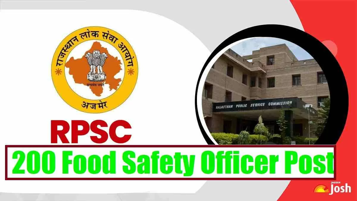 Rpsc Recruitment Notification Out For Food Safety Officer