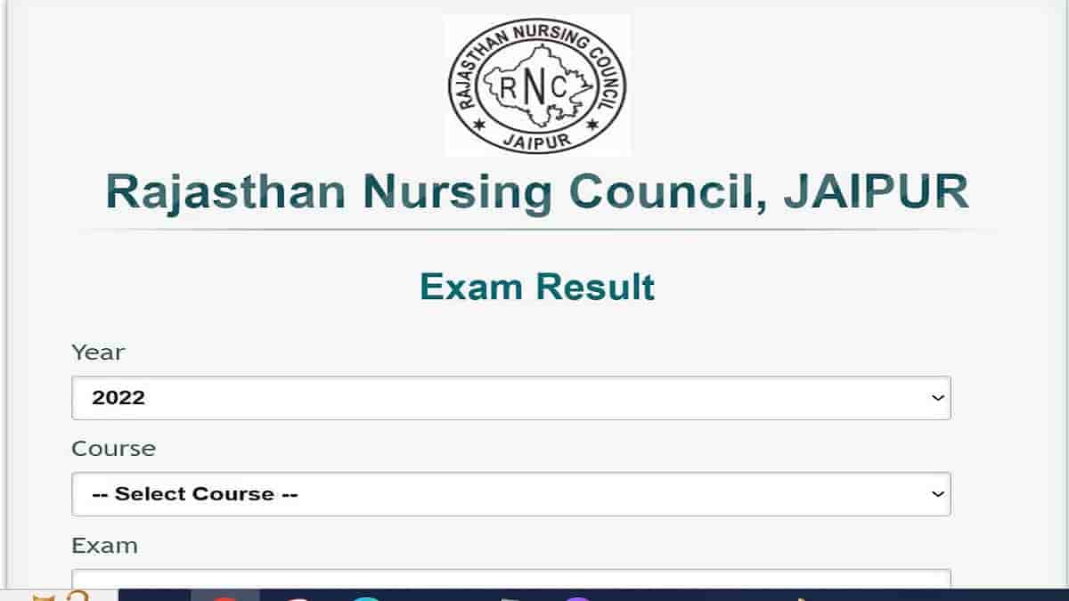 Rajasthan Gnm Result Released Direct Link To Rnc St Nd Rd