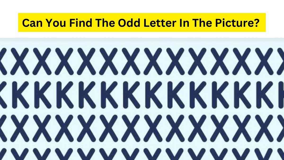 Viral Brain Teaser Only 2 Out Of 10 Can Find The Odd Letter Hidden