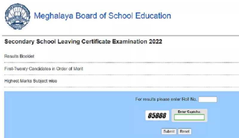 Mbose Hsslc Result Out Check Meghalaya Board Th Science