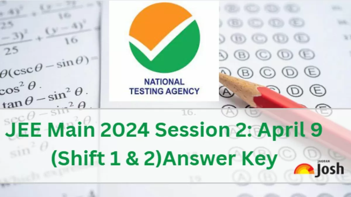 JEE Main Session 2 Answer Key 2024 April 9 By Resonance Check Shift