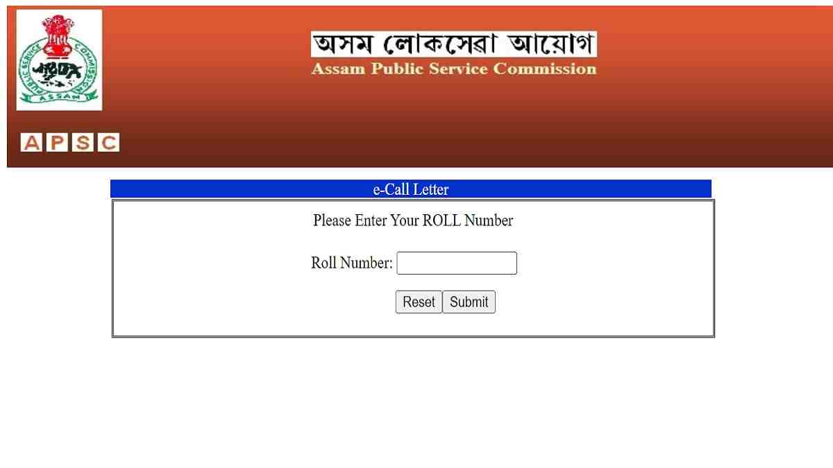 Apsc So Admit Card Released At Apsc Nic In Check Scientific