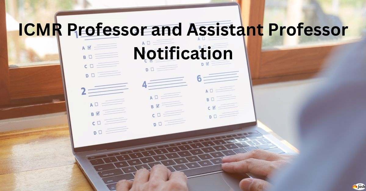 ICMR Notification 2024 For 22 Professor And Assistant Professor