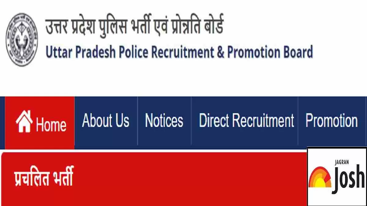 Up Police Recruitment Application Process Begins At Uppbpb Gov In