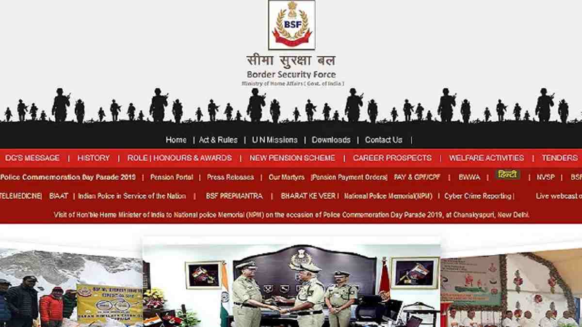 BSF Constable Recruitment 2024 For 162 Group B And C Posts Check