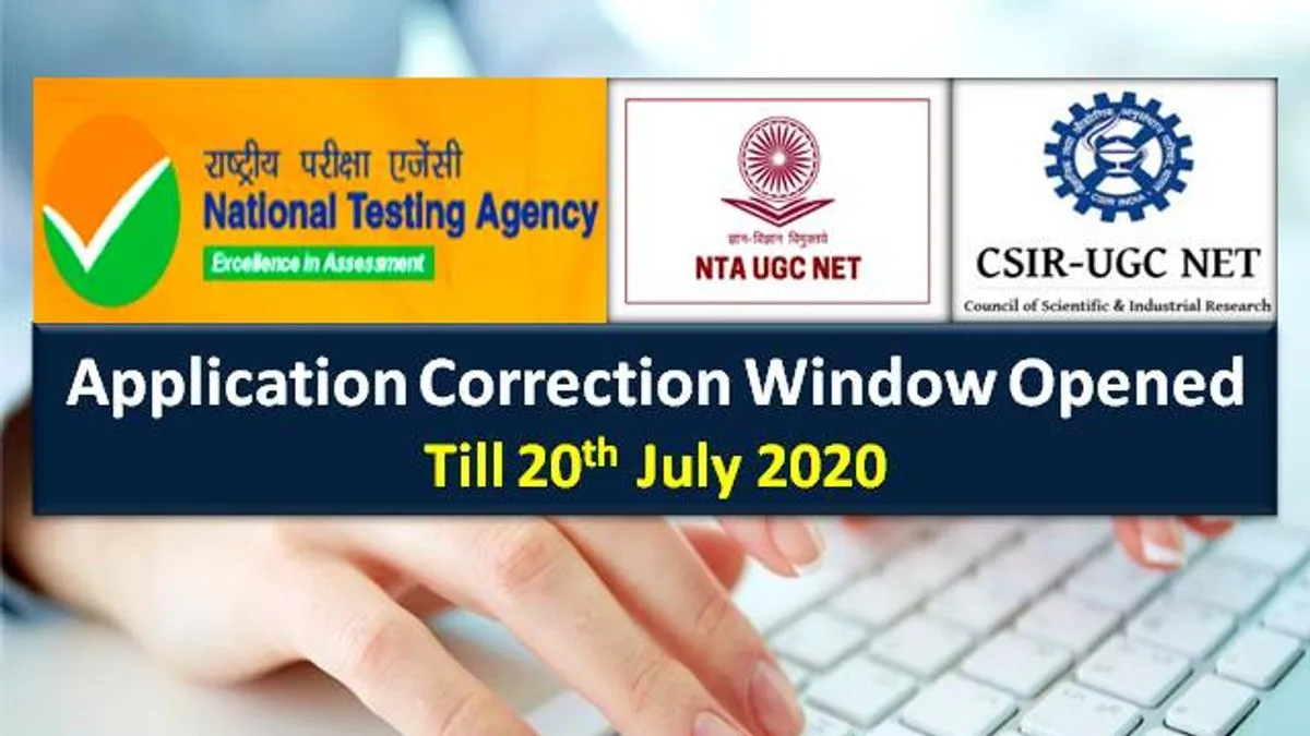 Nta Ugc Net Csir Ugc Net Application Correction Date