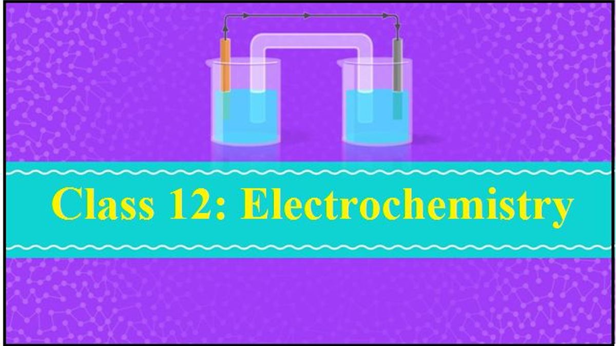 Class Chemistry Electrochemistry Ncert Exemplar Solutions