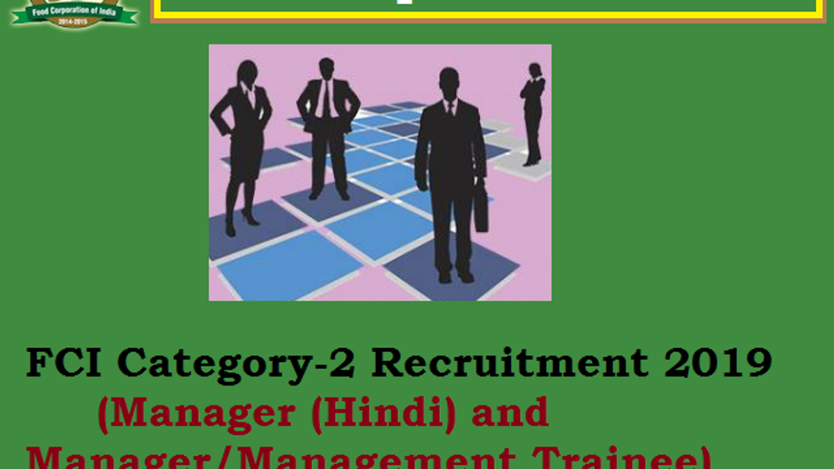 Fci Recruitment Category Manager Eligibility Criteria