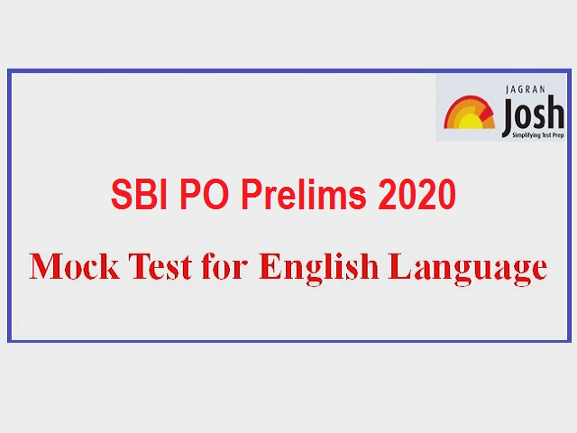 Sbi Po Prelims Mock Test On English Language