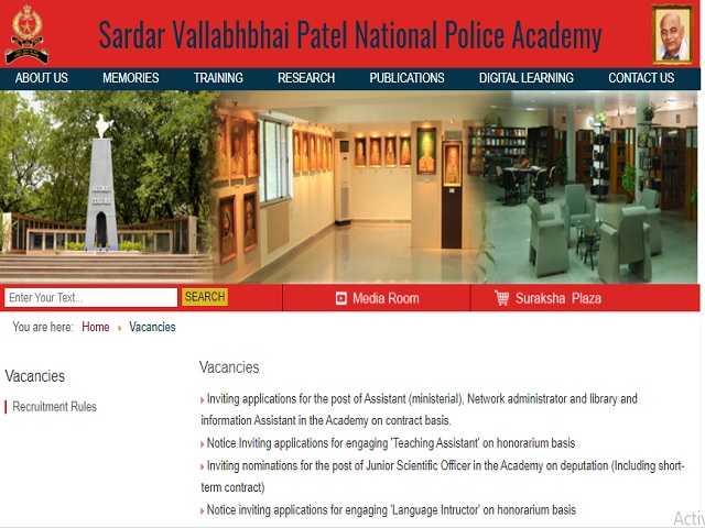 SVPNA Recruitment 2021: Apply for Non Teaching Posts