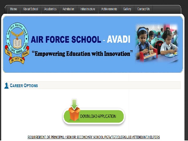 Air Force School Avadi Recruitment 2021