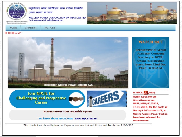 NPCIL Recruitment 2021: Apply Online for Scientist Assistant, Leading, Fireman and Other Posts