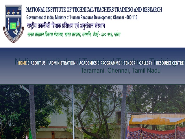 NITTTR Chandigarh Recruitment 2021