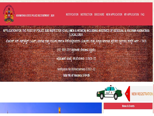 Karnataka PSI Recruitment 2021