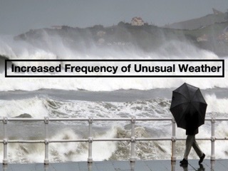Increased Frequency of Unusual Weather Conditions Worldwide