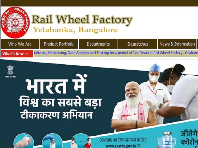 Rail wheel factory rwf recruitment 2021