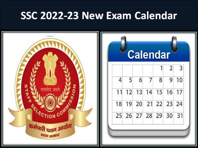 SSC Exam Calendar 2022-23 New OUT @ssc.nic.in