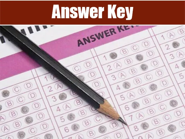 SSC GD Constable Answer Key 2021 