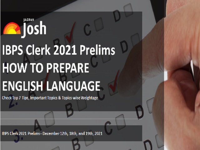 IBPS Clerk 2021 Prelims Important Tips: How to prepare for English Language