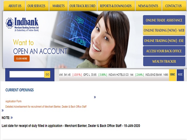Indbank Recruitment 2021