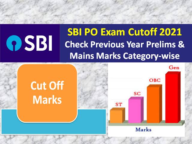 SBI PO Exam Cut Off 2021
