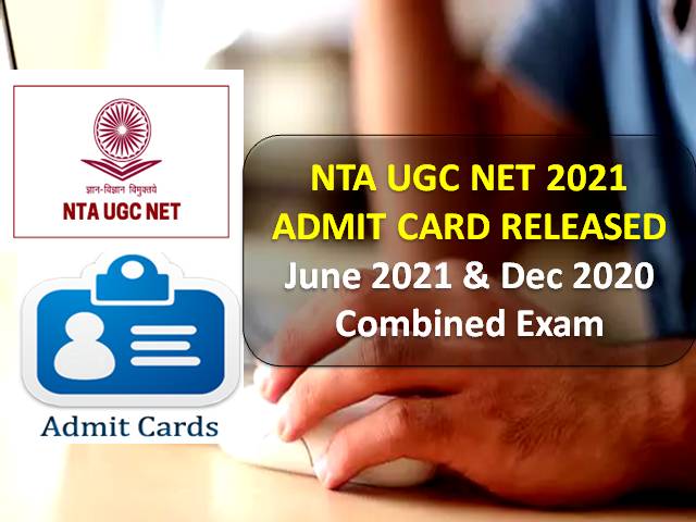 UGC NET Admit Card 2021 Released for 29th Nov to 5th Dec Exams @ugcnet.nta.nic.in