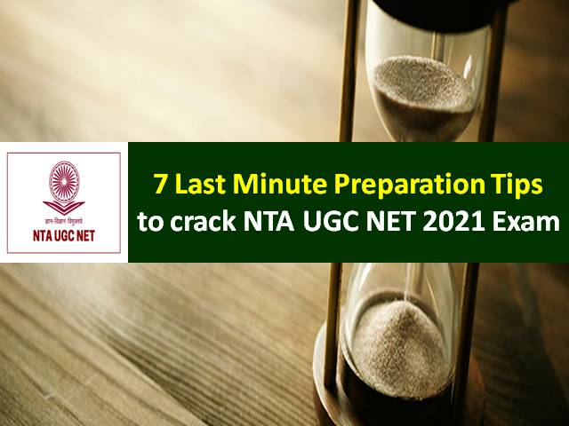 NTA UGC NET 2021 Exam Last Minute Tips