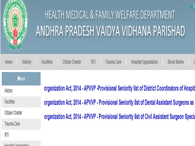 APVVP CAS Specialist Recruitment 2021
