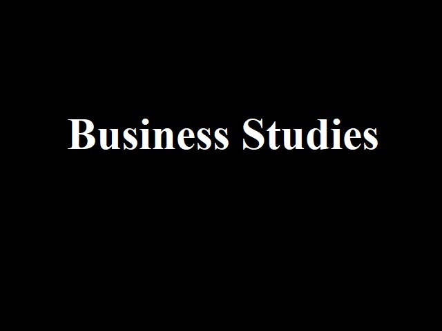 Sample Paper 2021-22 for CBSE Class 12 Business Studies