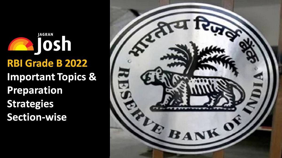 RBI Grade B 2022 Important Topics & Preparation Strategies Section-wise