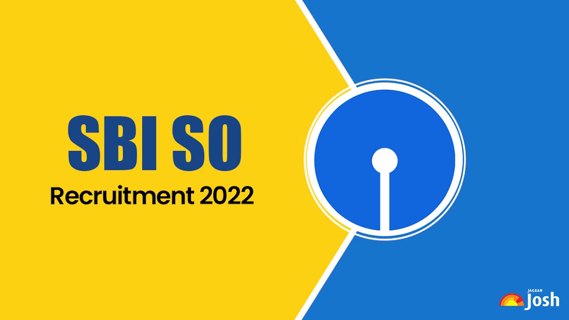 SBI SO Recruitment 2022