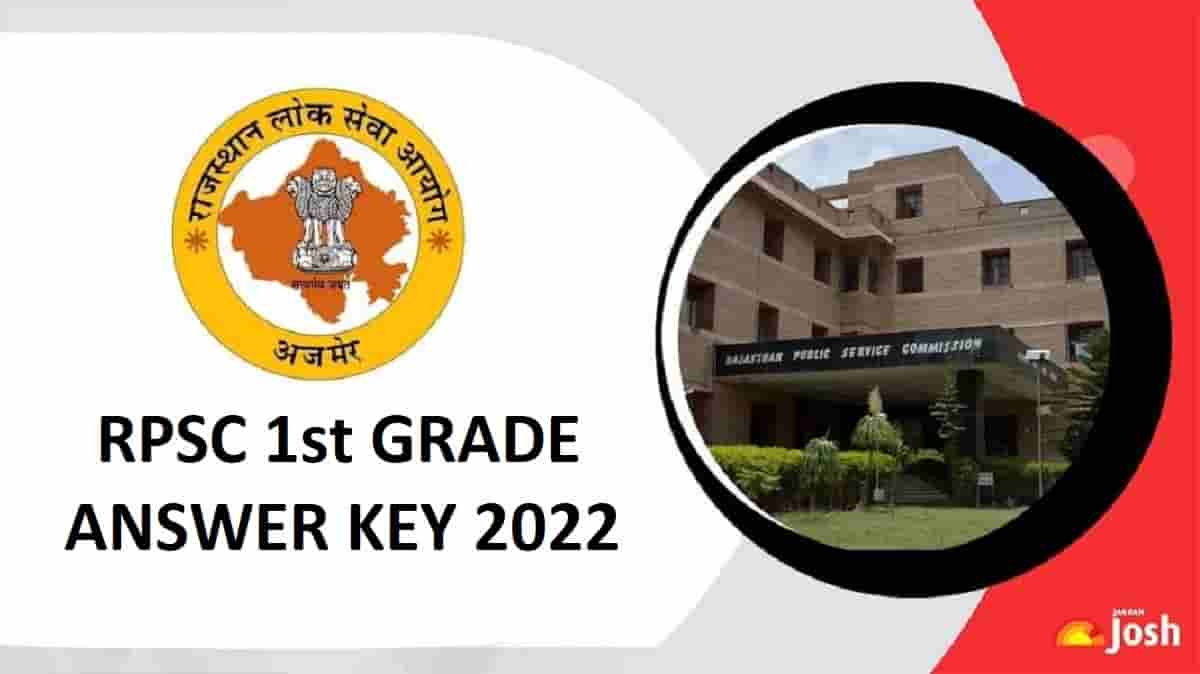 RPSC 1st Grade Answer Key 2022