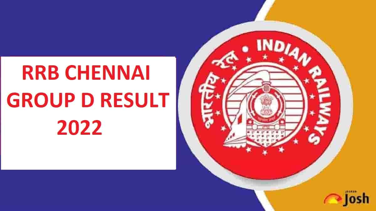 RRB Chennai Group D Result 2022