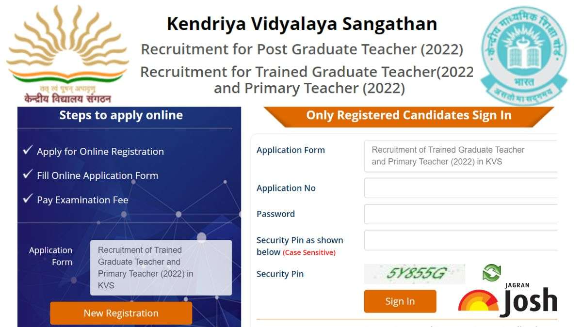 KVS Registration 2022-23 @kvsangathan.nic.in