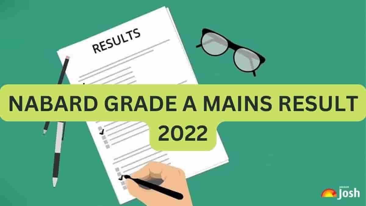NABARD Grade A Mains Result 2022