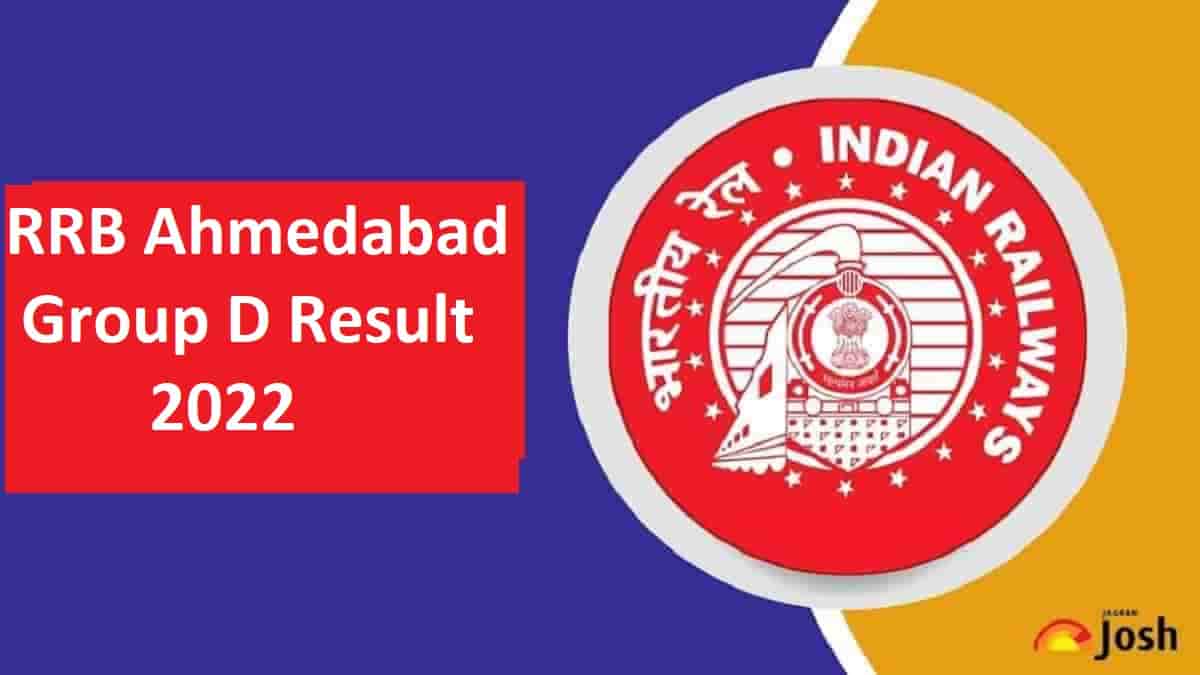 RRB Ahmedabad Result 2022