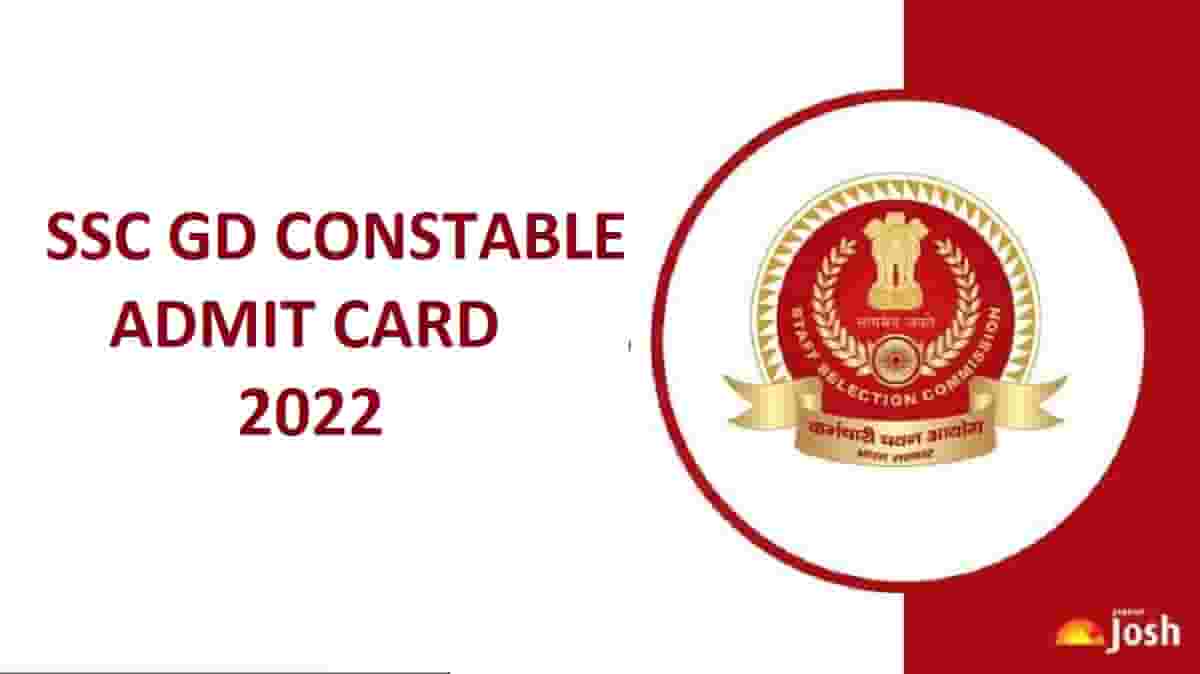 SSC KKR GD Constable Admit Card 2022