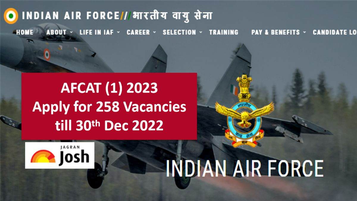 IAF AFCAT (1) 2023 Recruitment Registration @afcat.cdac.in