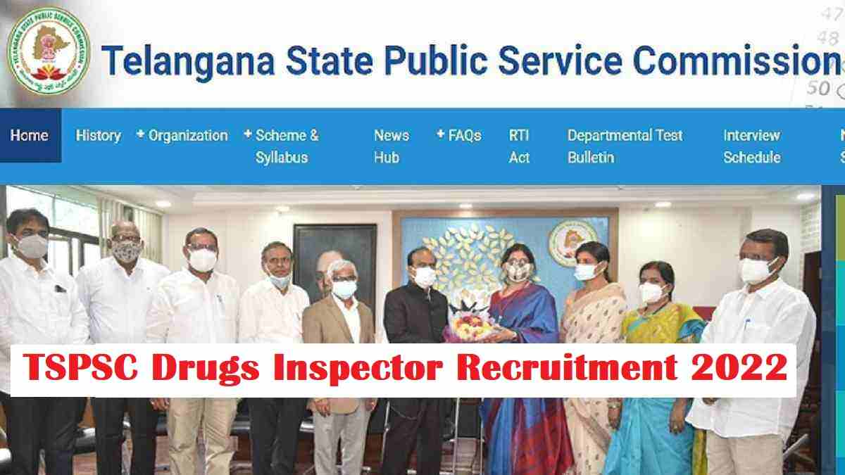 TSPSC Drugs Inspector Recruitment 2022-23