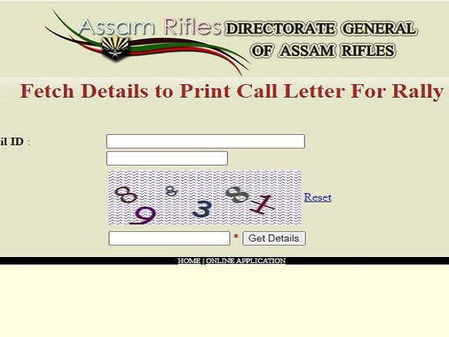 Assam Rifle Admit Card 2022