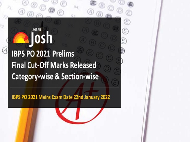 IBPS PO 2021 Prelims Final Cut-Off