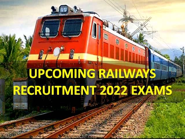 Upcoming Railway Recruitment 2022 Exams
