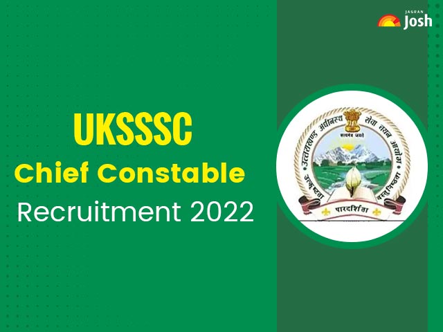 UKSSSC Chief Constable Recruitment 2022